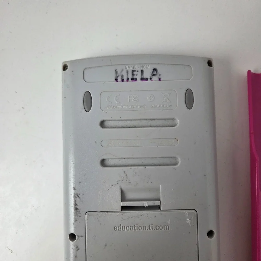TI-84 Plus Silver Edition Pink Graphing Calculator with Cover TESTED &‎ WORKS